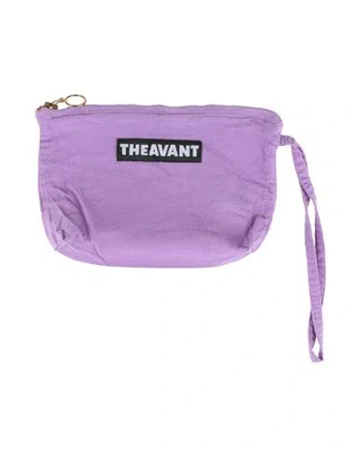 The Avant Woman Pouch Lilac Size - Textile Fibers In Purple