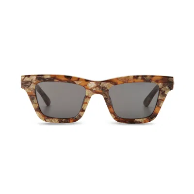 The Avantguard Women's Yarrow Patchwork Tort Wayfarer Sunglasses In Multi
