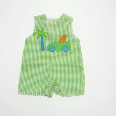 The Bailey Boys Kids' Boys Green Beach Romper *