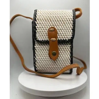 The Bali Collection Rattan Shoulder Phone Bag In Neutral