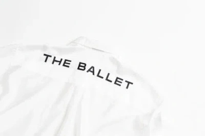 The Ballet Tb Button Up In White