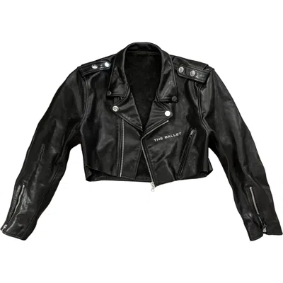 The Ballet Tb Moto Jacket In Black