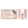 The Balm Ladies Luminous Skin Essentials Trio Kit Gift Set Skin Care 681619821080 In Pink