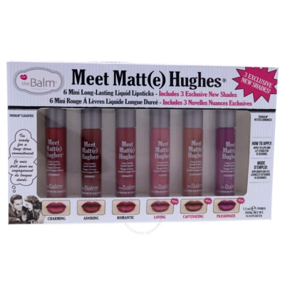 The Balm Meet Matte Hughes Liquid Lipstick Set By  For Women - 6 X 0.24 oz Charming In N/a