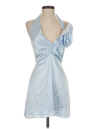 Pre-owned The Bar Cocktail Dress In Blue