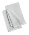 The Bath House Cotton 2-pack Hand Towels, 16" X 28" In Gray
