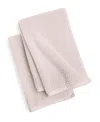 The Bath House Cotton 2-pack Hand Towels, 16" X 28" In Pink