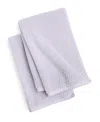 The Bath House Cotton 2-pack Hand Towels, 16" X 28" In Purple