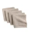 The Bath House Cotton 4-pack Washcloth Set, 13" X 13"