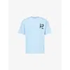 The Bbc Mens Blue Bbc X Summer Of Sound Radio 2 Short-sleeves Cotton-jersey T-shirt In Blue
