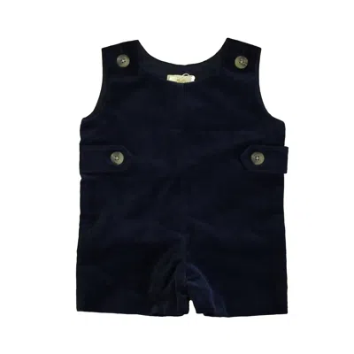 The Beaufort Bonnet Company Kids' Boys Navy Romper In Blue
