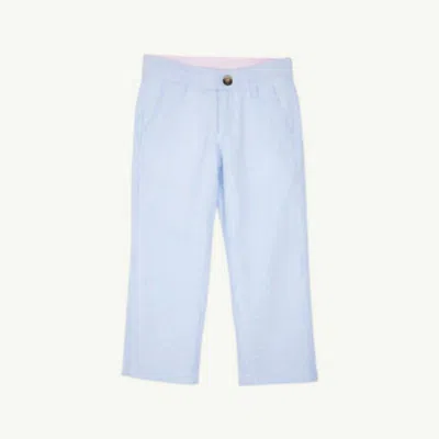 The Beaufort Bonnet Company Kids' Boys Prep School Pants In Breakers Blue Seersucker In Black
