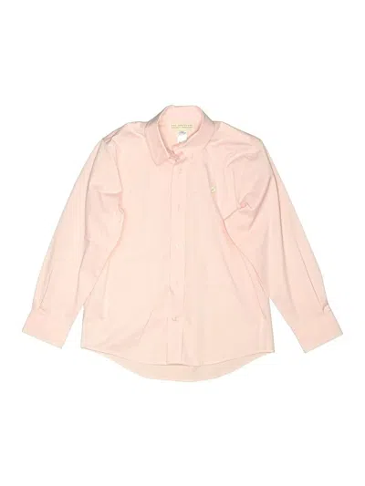 Pre-owned The Beaufort Bonnet Company Kids' Long Sleeve Button Down Shirt In Pink