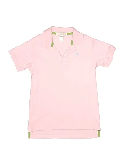 Pre-owned The Beaufort Bonnet Company Kids' Short Sleeve Polo Shirt In Pink