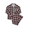 The Beaufort Bonnet Company Women's Let Me Lounge Set In Aiken Place Plaid With Palmetto Pearl