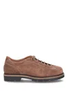The Bekk Brown Suede Lace Up Shoes In Brown