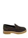 The Bekk Dark Brown Slip On Loafers In Dark Brown
