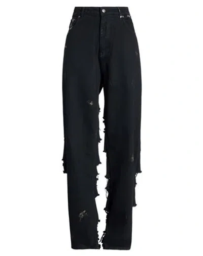 The Big White Blue Woman Jeans Black Size 28 Cotton