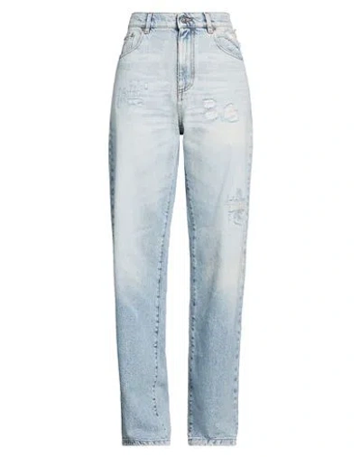 The Big White Blue Woman Jeans Blue Size 29 Cotton