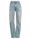 The Big White Blue Woman Jeans Blue Size 29 Cotton, Polyester