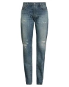 The Big White Blue Woman Jeans Blue Size 31 Cotton
