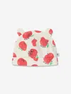 THE BONNIE MOB BABY APPLE PRINT HAT WITH EARS