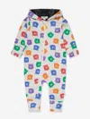 THE BONNIE MOB BABY BEARS FAUX FUR LINED ONESIE