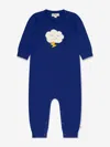 THE BONNIE MOB BABY BOYS KNITTED CLOUD ROMPER