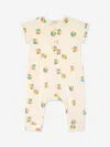 The Bonnie Mob Baby Girls Cabin Parasol Jumpsuit In Ivory