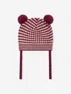 The Bonnie Mob Baby Girls Hazel Chunky Checker Hat In Purple