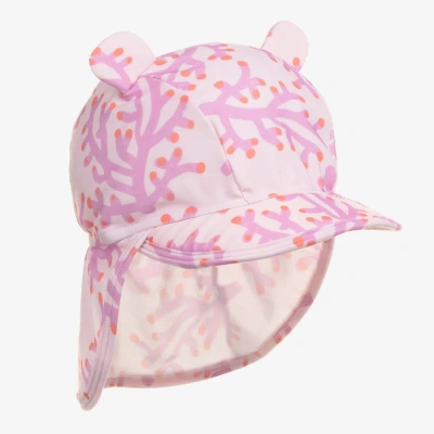 The Bonnie Mob Baby Girls Pink Swim Hat (upf 50+)