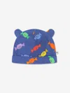 The Bonnie Mob Baby Sweetie Hat With Ears In Blue