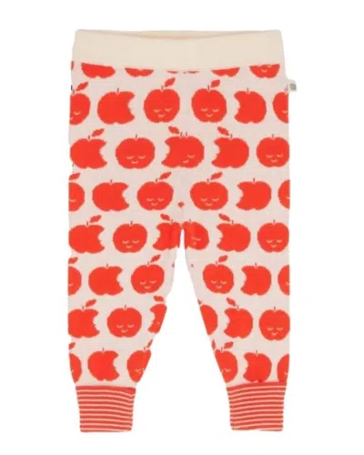 The Bonnie Mob Kids' Babys Spangle Trouser In Red In White