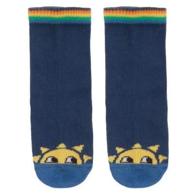The Bonnie Mob Blue Cotton Baby Socks