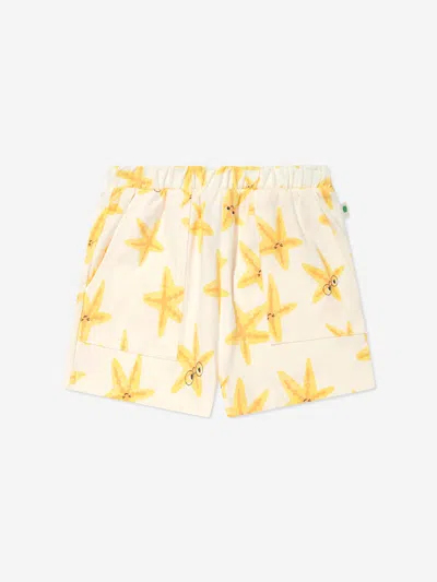The Bonnie Mob Babies' Boys Coley Starfish Short In Ivory