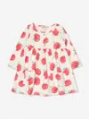 The Bonnie Mob Girls Apple Pockets Dress In Ivory