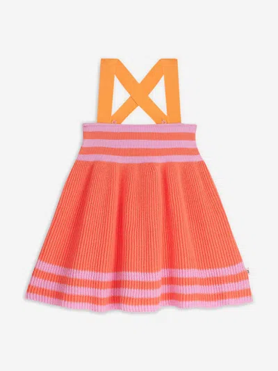 The Bonnie Mob Kids' Girls Bay Knitted Sun Dress In Red