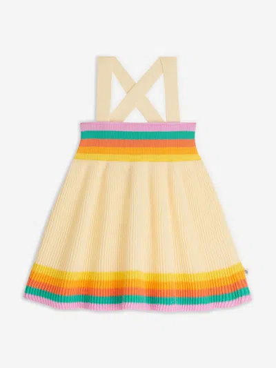 The Bonnie Mob Kids' Girls Bay Rainbow Striped Sun Dress In Multicoloured
