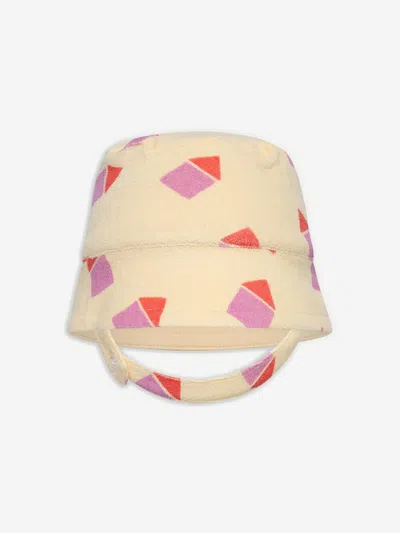 The Bonnie Mob Babies' Girls Beach Hut Sun Hat In Ivory