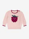 The Bonnie Mob Girls Blackberry Knit Jumper In Pink