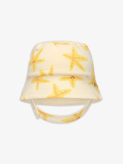 The Bonnie Mob Babies' Girls Chill Parasol Sun Hat In Ivory