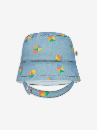 The Bonnie Mob Blue Rainbow Cotton Baby Sun Hat