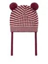 The Bonnie Mob Hazel Pom-pom Checked Hat