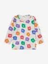 The Bonnie Mob Kids Long Sleeve Bears T-shirt In Multicoloured