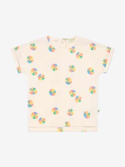 The Bonnie Mob Babies' Kids Parasol T-shirt In Ivory