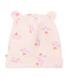 The Bonnie Mob Organic Cotton Love Print Hat In Neutral