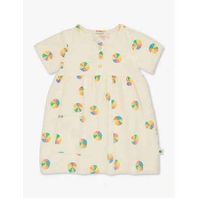 The Bonnie Mob Babies'  Parasol Graphic-print Short-sleeve Stretch-organic-cotton Dress 6-24 Months