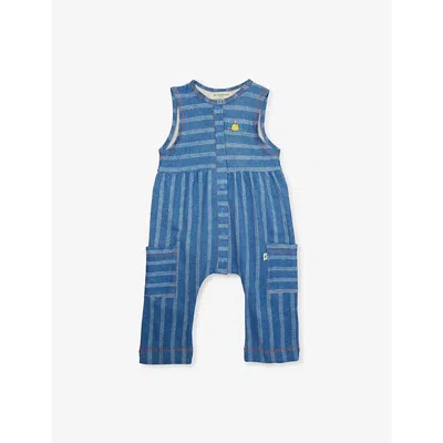 The Bonnie Mob Kids' Pinstripe Sleeveless Cotton Romper 6 - 24