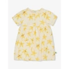 The Bonnie Mob Babies'  Starfish Graphic-print Short-sleeve Stretch-organic-cotton Dress 6-24 Months