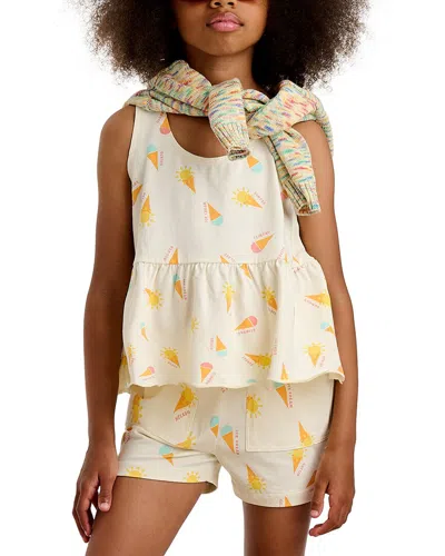 The Bonnie Mob Kids' The Bonniemob Frill Top & Short Set In Multi